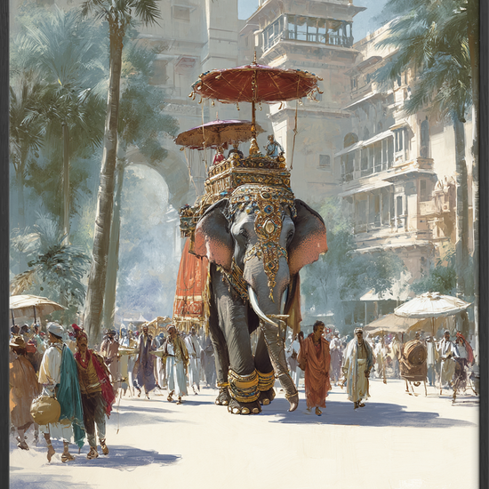 Byens tunge fodtrin - Black Frame, No Border