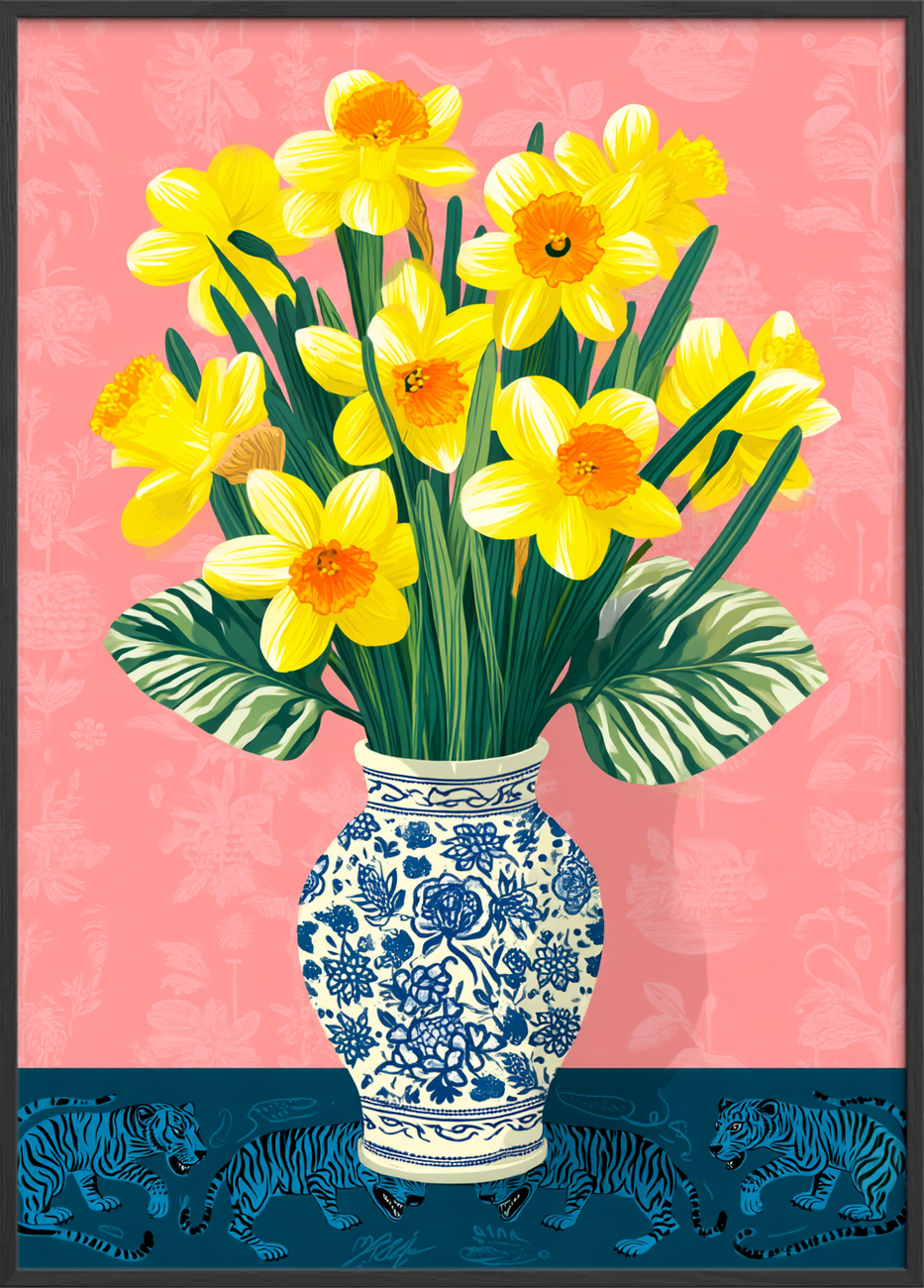 Forårets gule hvisken - Black Frame, No Border