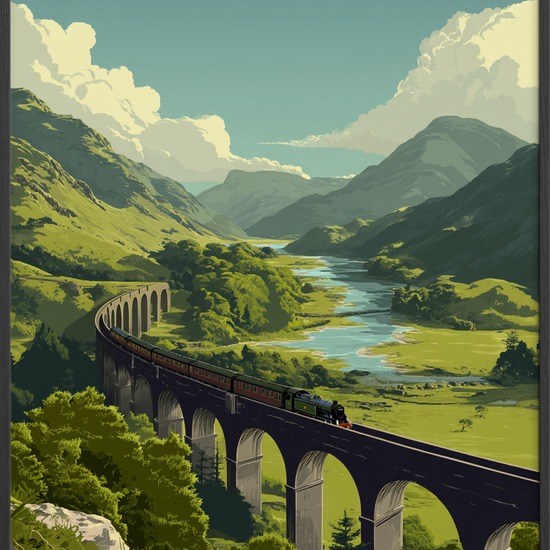 Togets hvisken over dalen - Black Frame, No Border