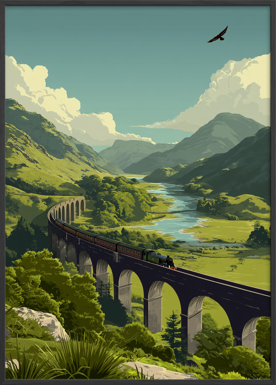 Togets hvisken over dalen - Black Frame, No Border