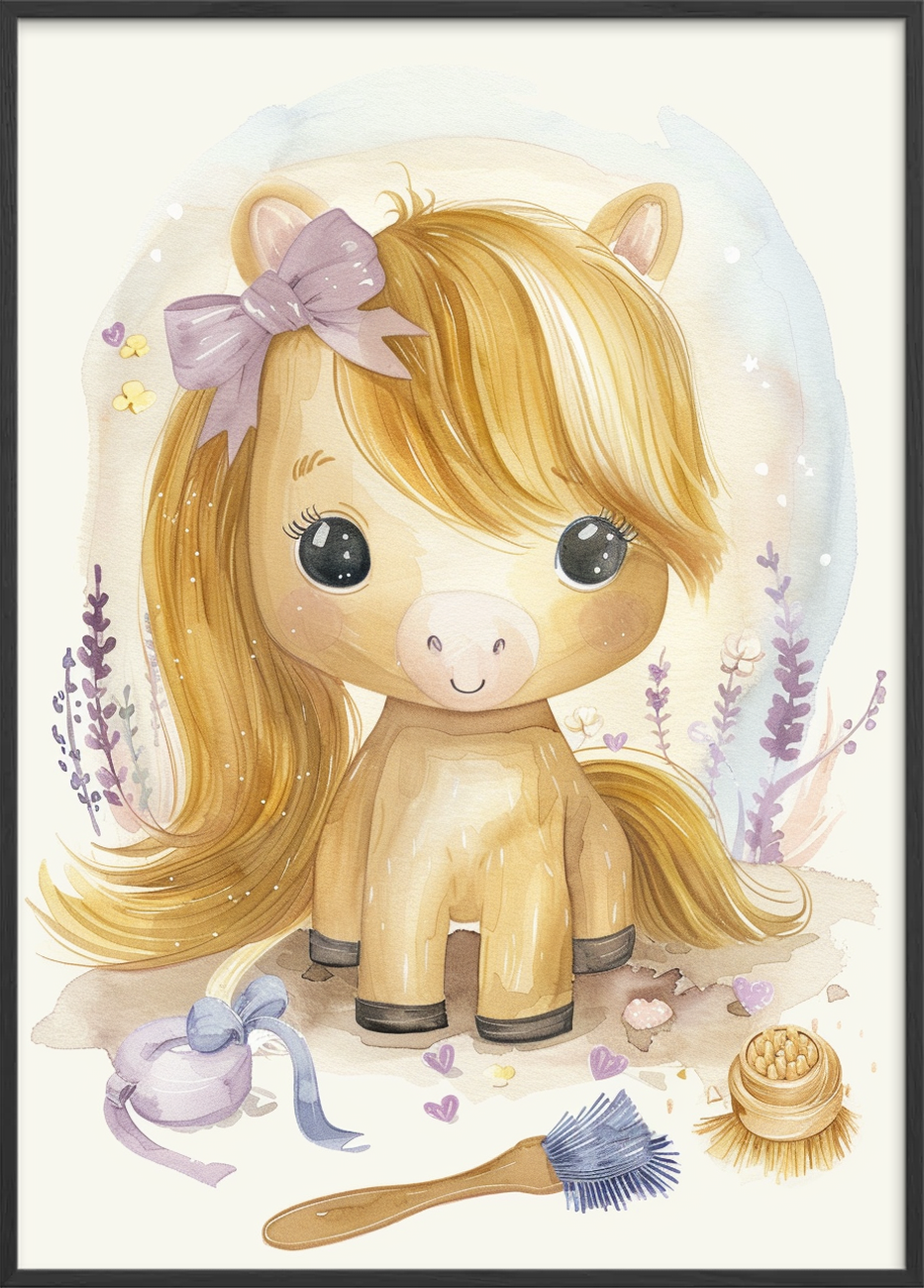 Lavendelens blide hvisken - Black Frame, No Border