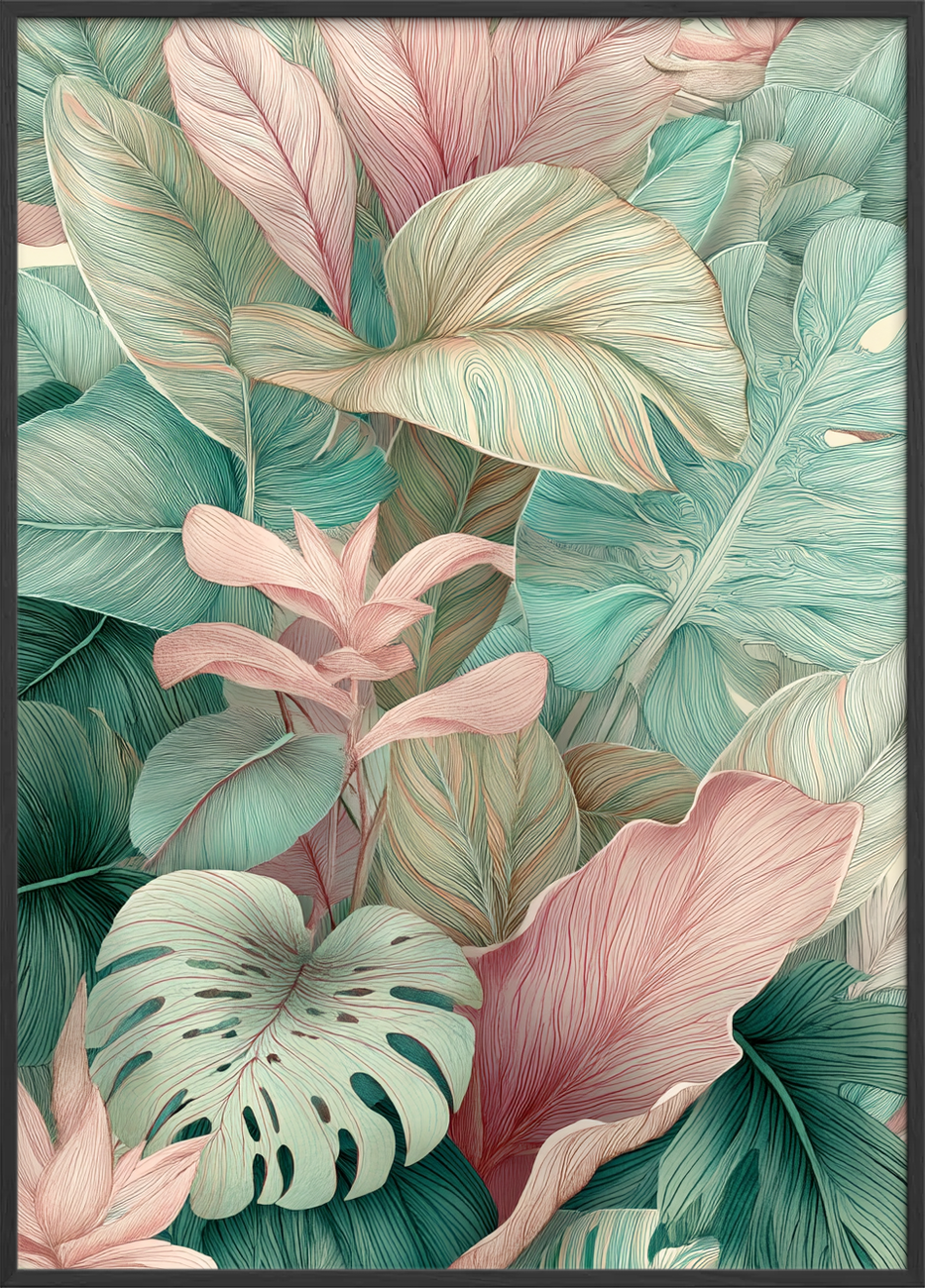 Hvisken af tropisk løv - Black Frame, No Border