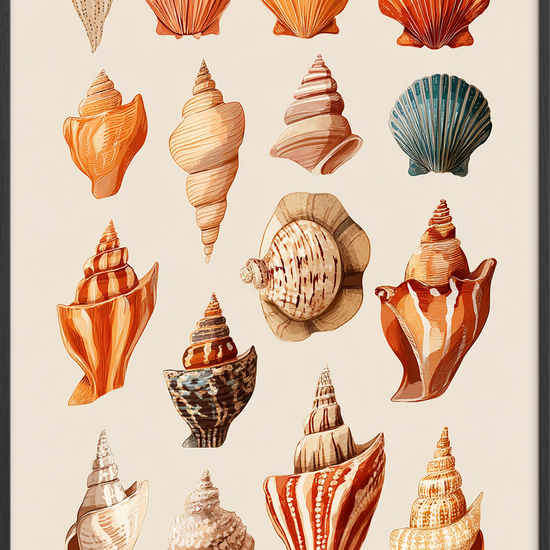 Havets hvisken i skaller - Black Frame, No Border