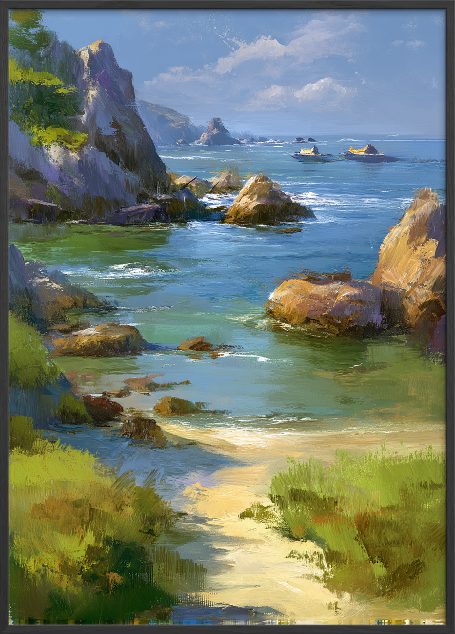 Bølgernes bløde hvisken - Black Frame, No Border