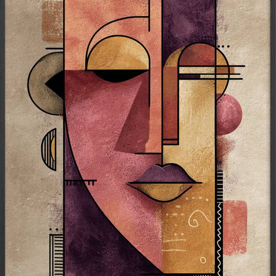 Gylden hvisken bag masken - Black Frame, No Border