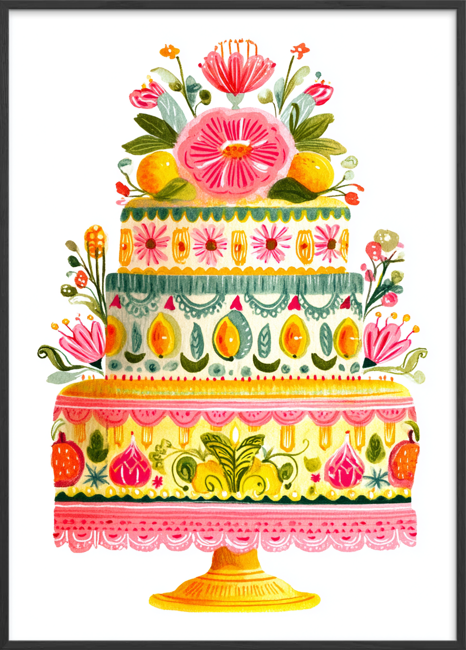 Lag på lag af sødme - Black Frame, No Border