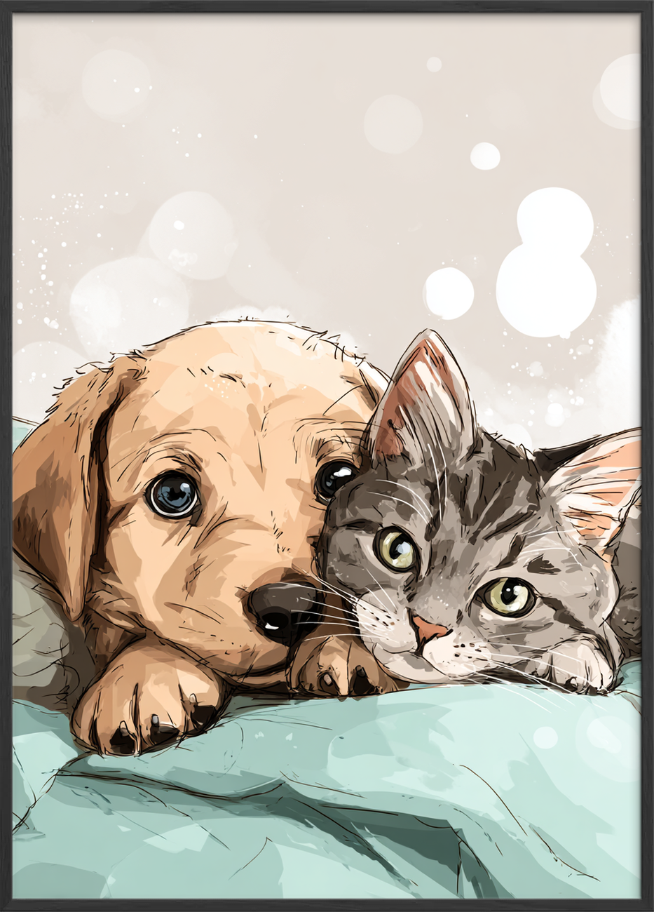 Blød symfoni af tryghed - Black Frame, No Border