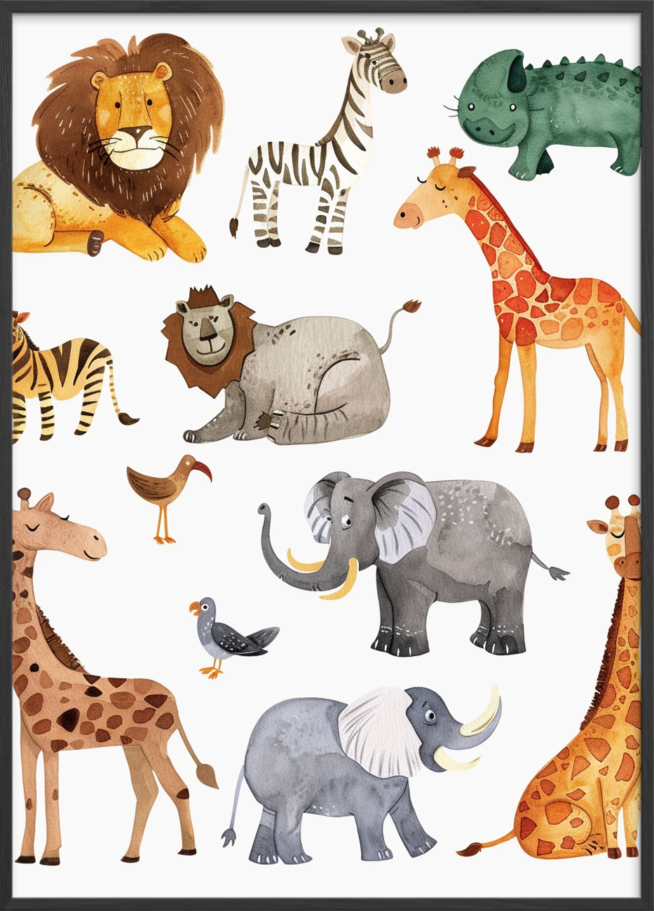 Savannens dæmpede rytme - Black Frame, No Border