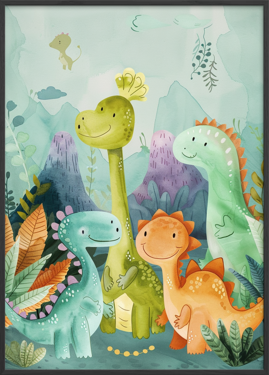 Dinosaurernes blide sang - Black Frame, No Border