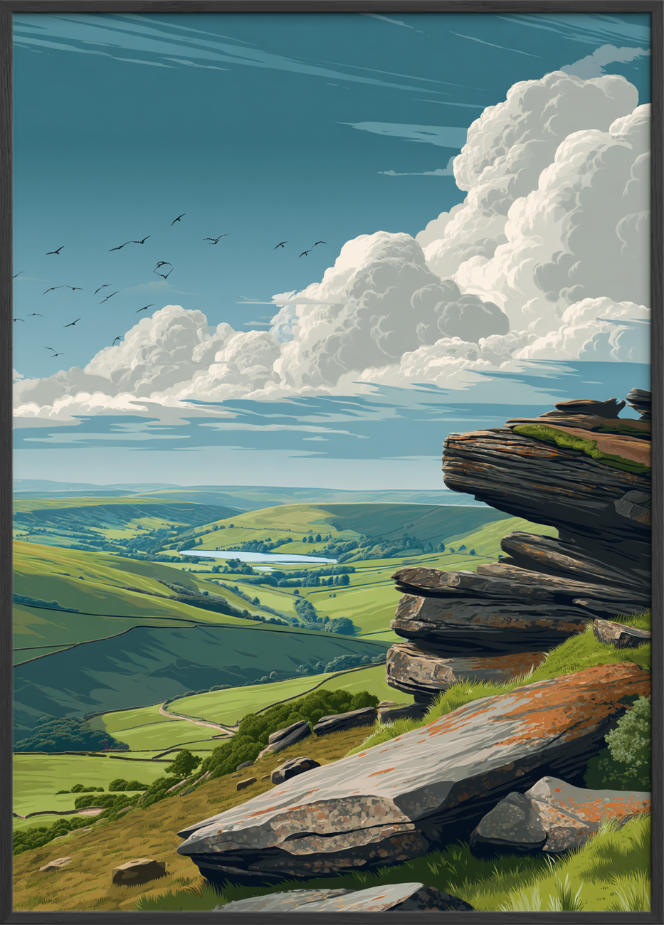 Skyernes bløde trommer - Black Frame, No Border