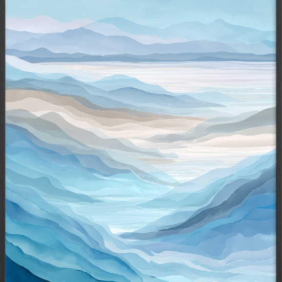 Havets hvisken mod bjerge - Black Frame, No Border