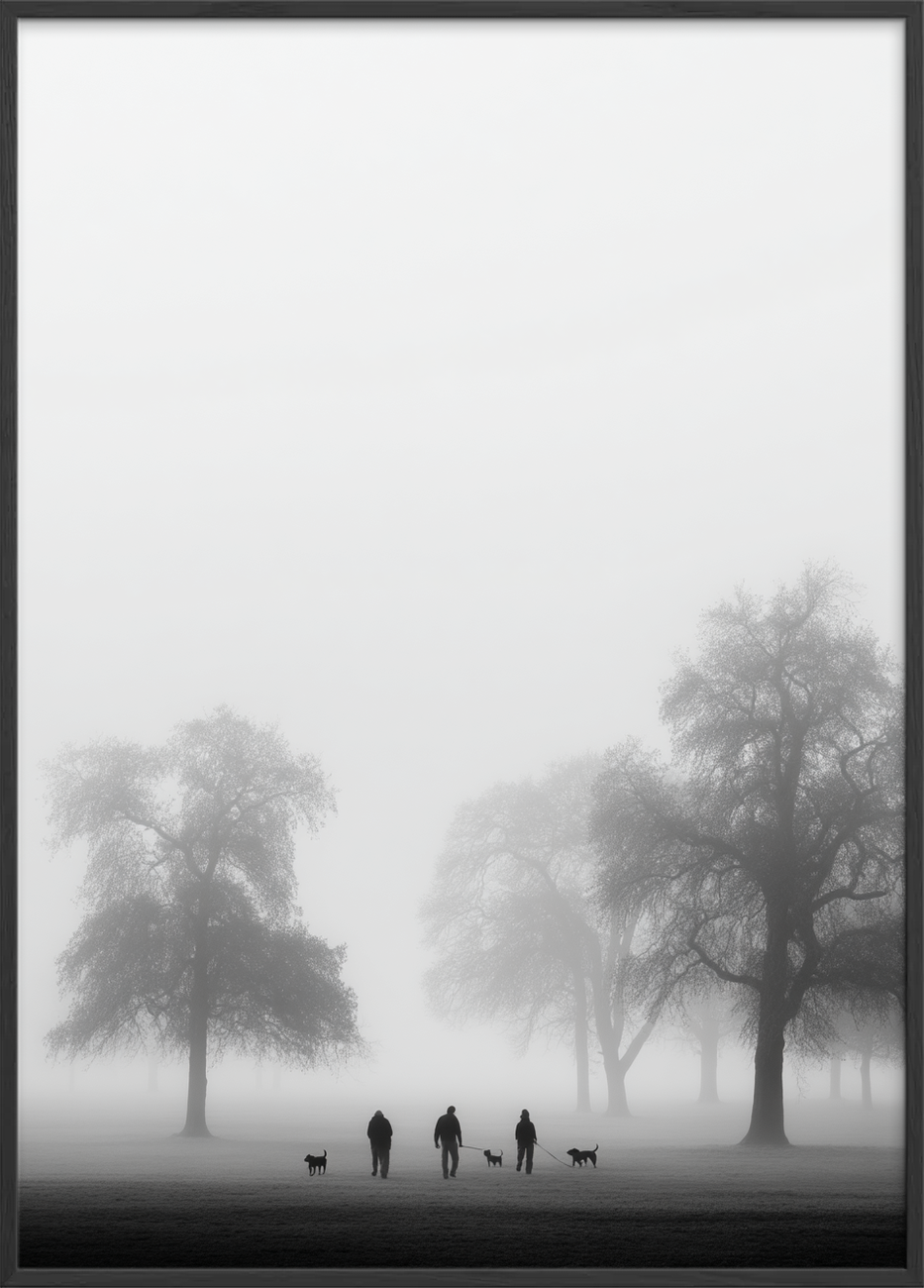 Stumhedens bløde fodtrin - Black Frame, No Border