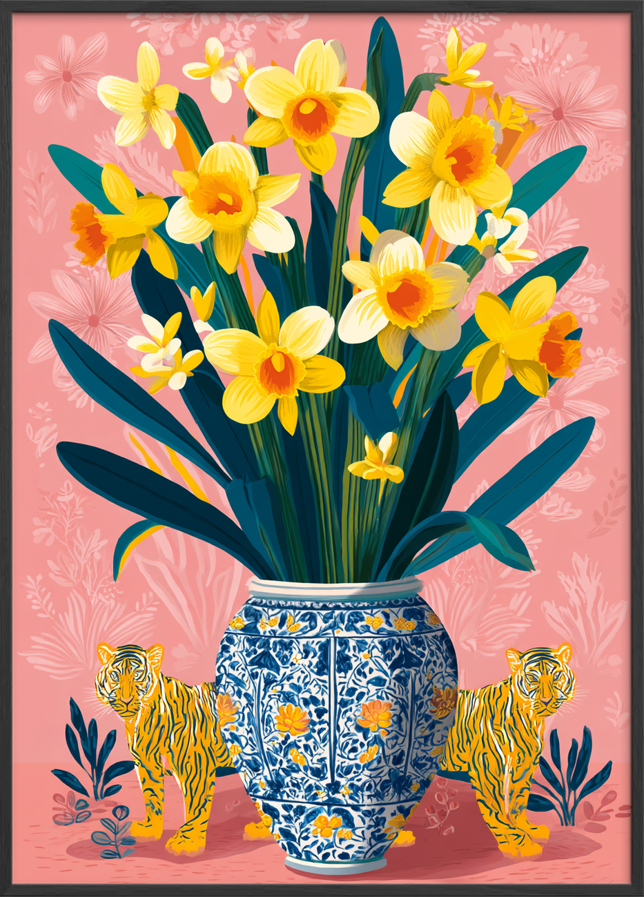 Påskeliljers guldbrøl - Black Frame, No Border