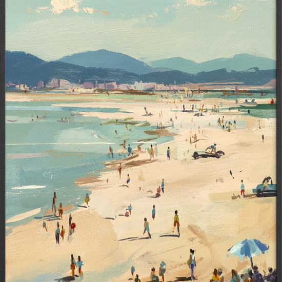 Saltets hvisken ved kysten - Black Frame, No Border