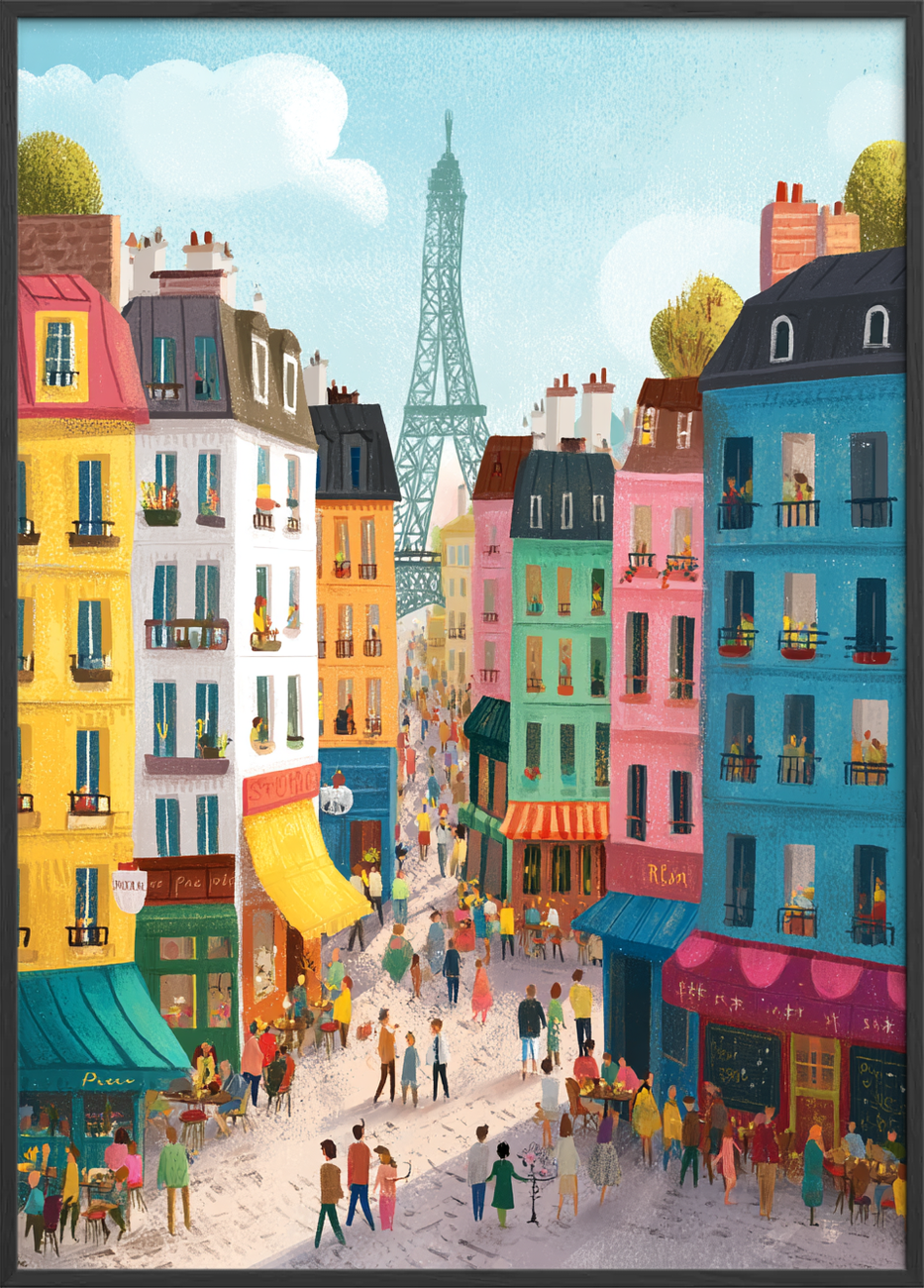 Kaffeduft og brostensklang - Black Frame, No Border