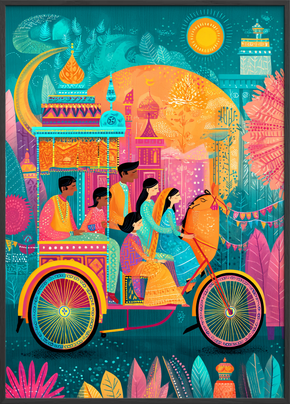 Lyden af farver og hjul - Black Frame, No Border