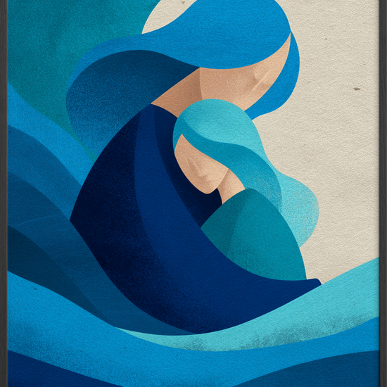 Bølgens bløde omfavnelse - Black Frame, No Border