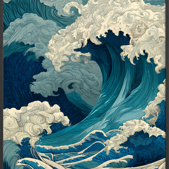 Saltets bid - Black Frame, No Border