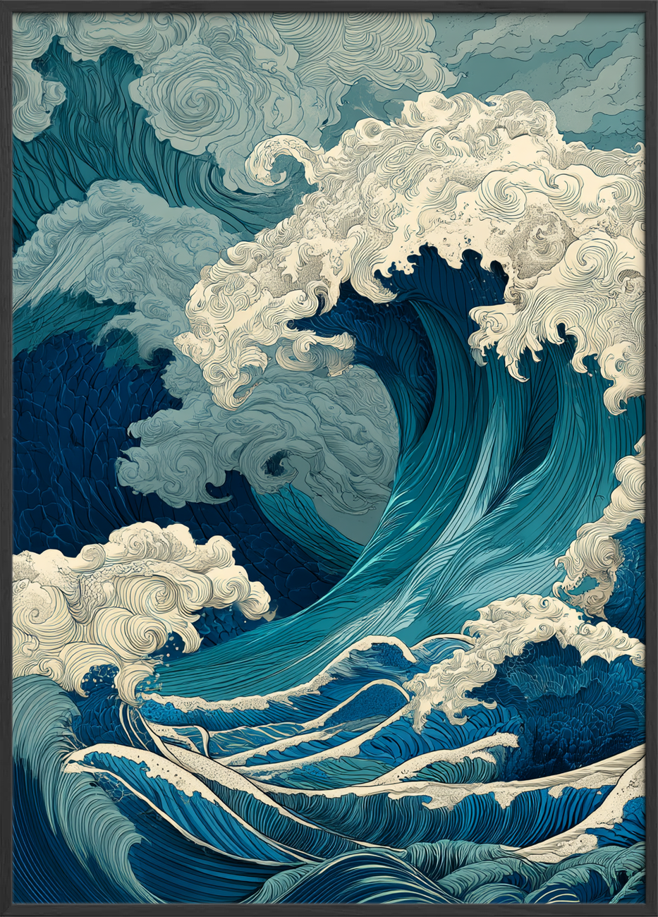 Saltets bid - Black Frame, No Border