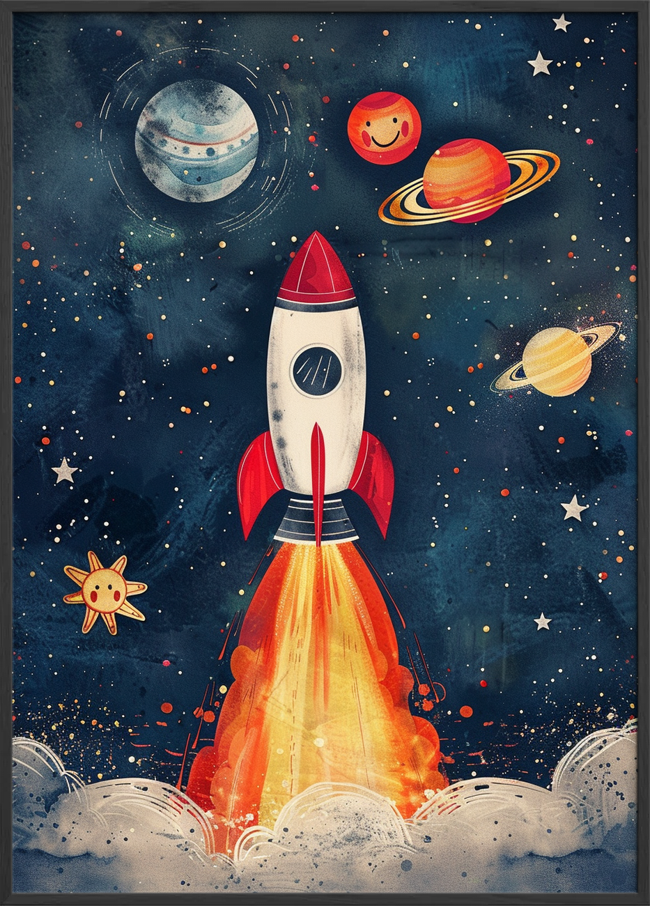 Ekko af kosmisk sus - Black Frame, No Border