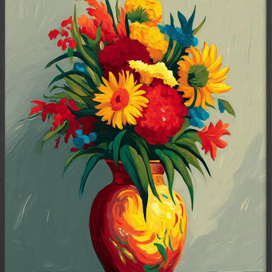 Duften af varme farver - Black Frame, No Border