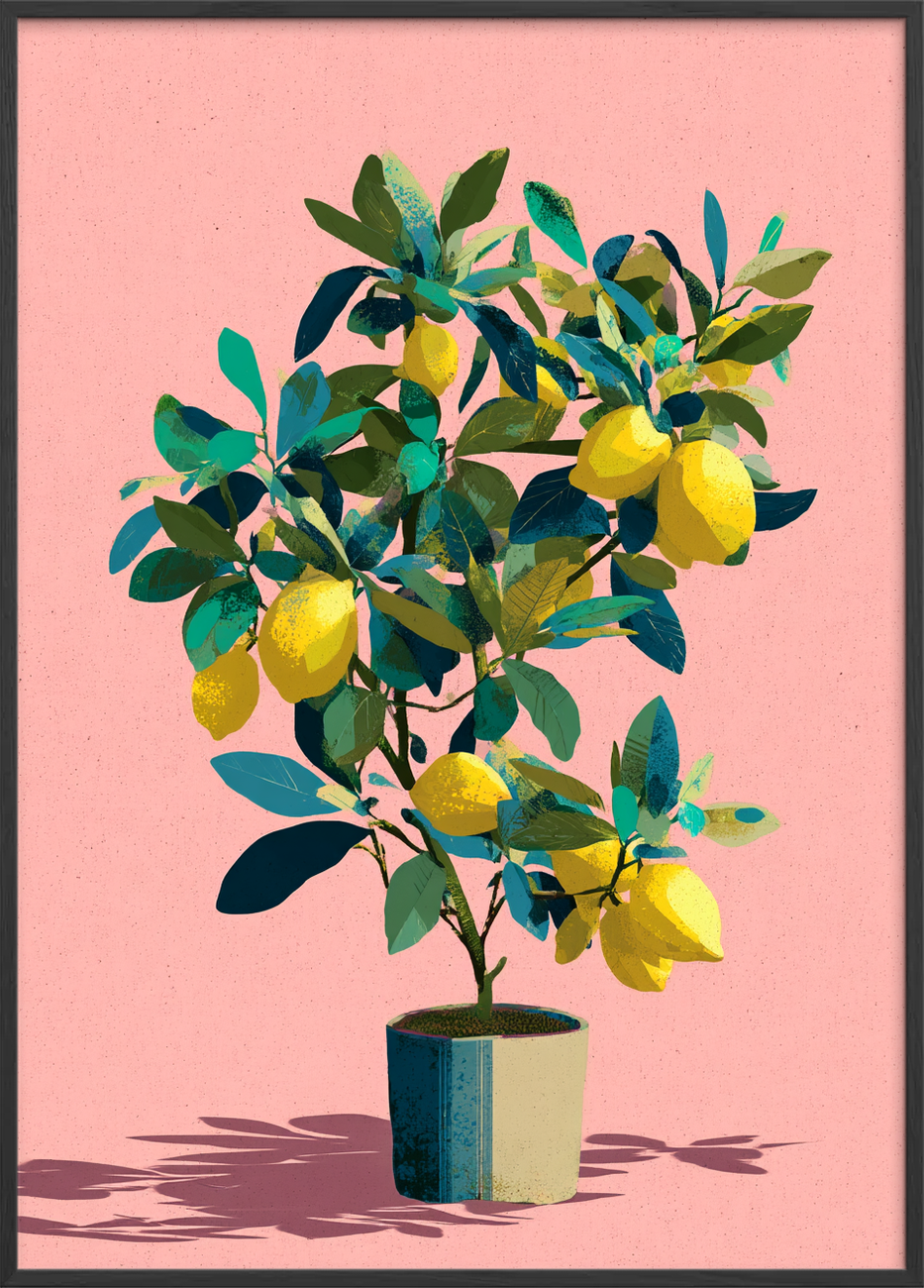 Syrlig sommer på tungen - Black Frame, No Border