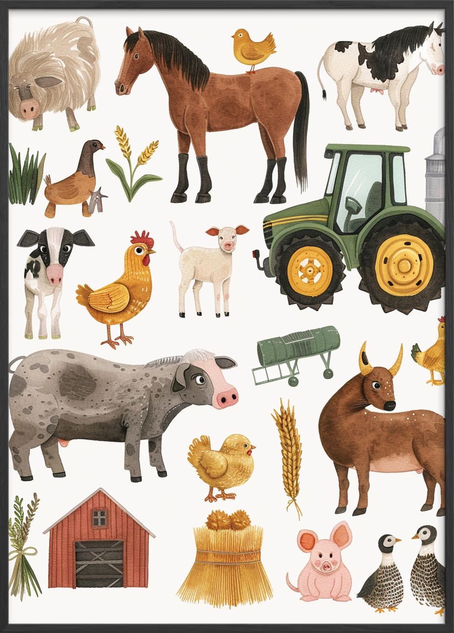 Lugten af nyslået hø - Black Frame, No Border