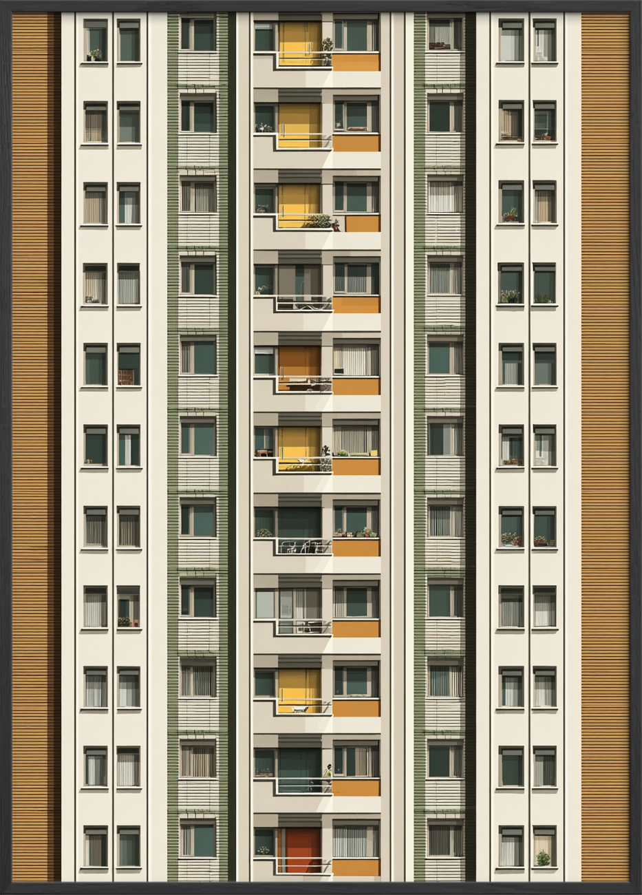 Byens hviskende rytme - Black Frame, No Border