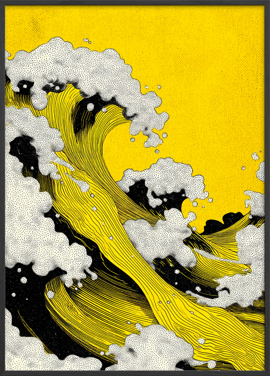 Hviskende gyldne bølger - Black Frame, No Border