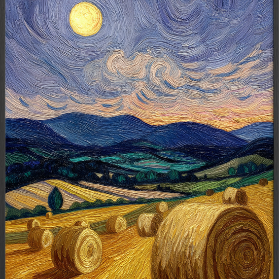 Månens hvisken over markerne - Black Frame, No Border