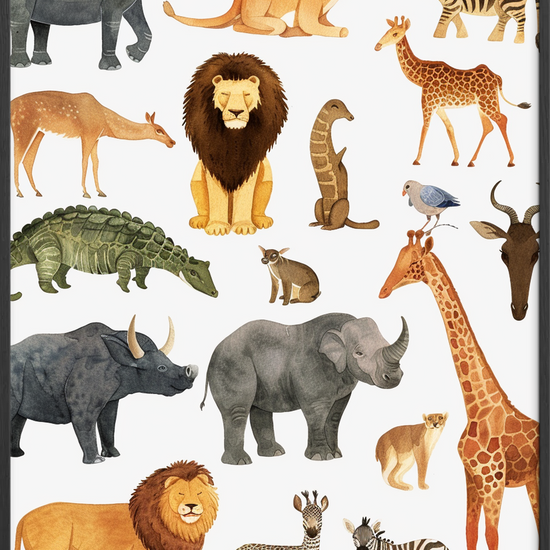 Savannens sagte rytme - Black Frame, No Border