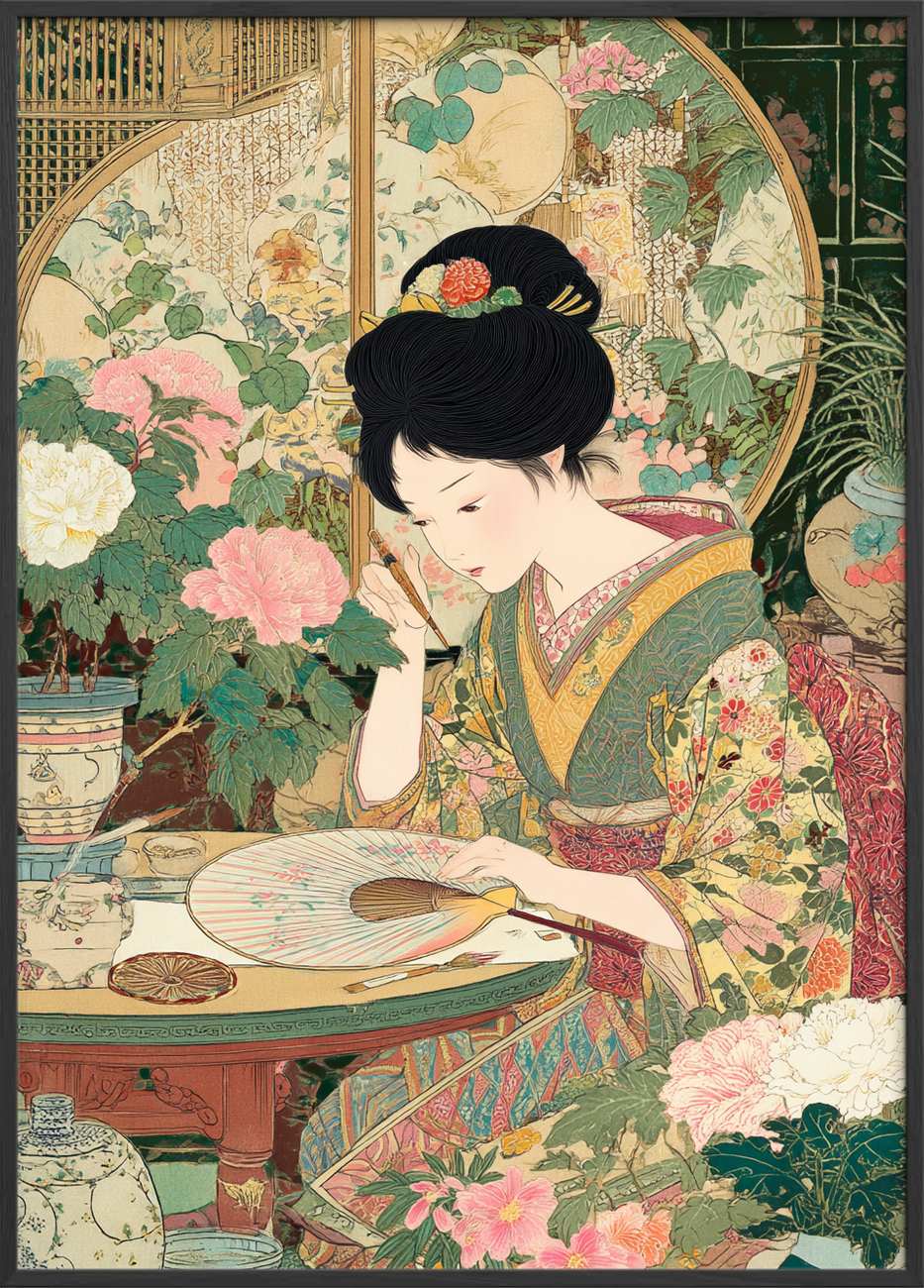 Silkens hvisken i skygger - Black Frame, No Border