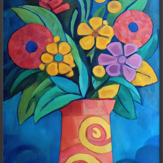 Duften af regnvåde farver - Black Frame, No Border