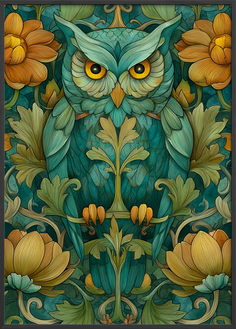 Uglens smaragdklang - Black Frame, No Border