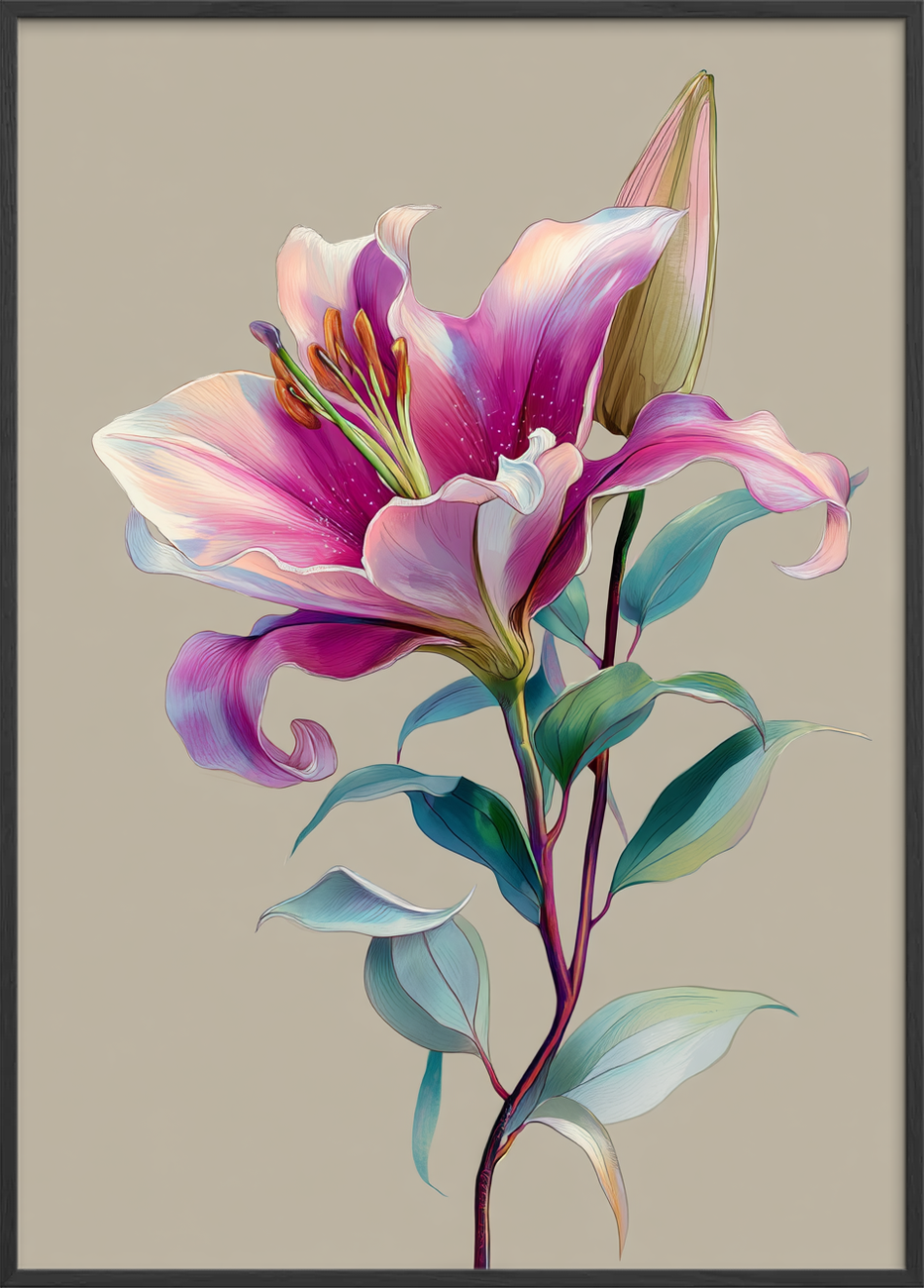 Silke hvisker i morgenlyset - Black Frame, No Border