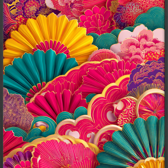 Silke under fingrene - Black Frame, No Border