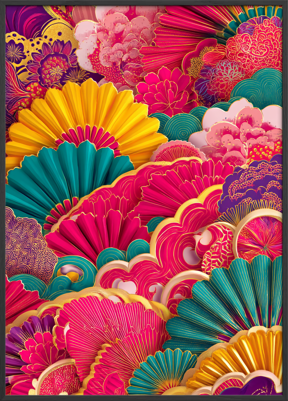 Silke under fingrene - Black Frame, No Border