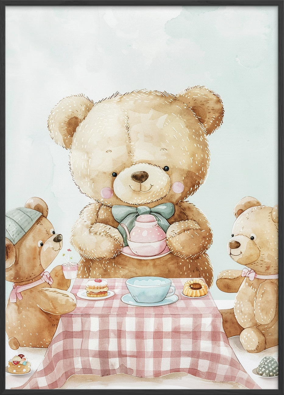 Duften af barndommens te - Black Frame, No Border