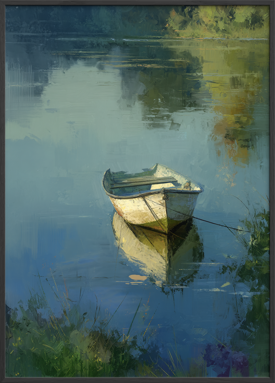 Bådens hvisken i morgendisen - Black Frame, No Border