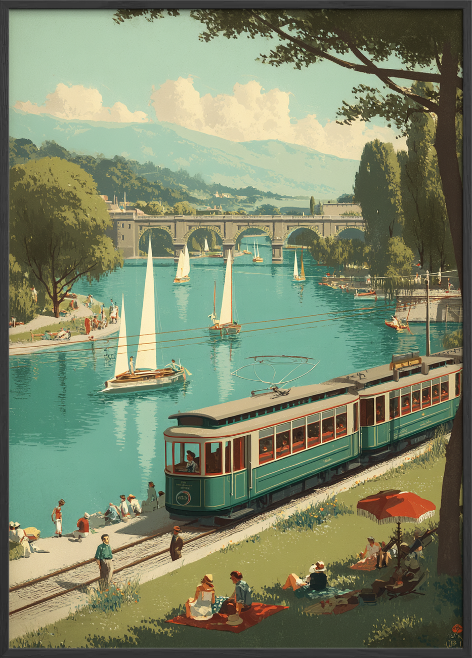 Sporvognens stille klang - Black Frame, No Border