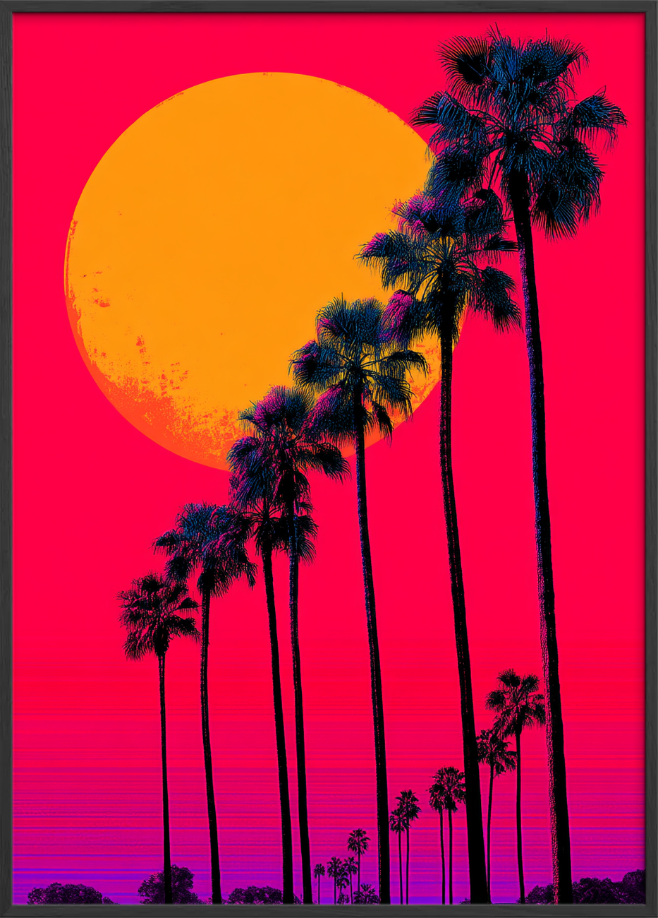 Hvisken af palmer - Black Frame, No Border