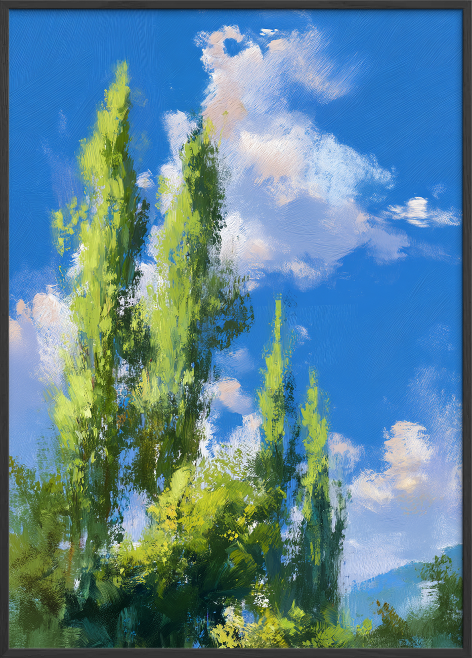 Duften af sommerhimlen - Black Frame, No Border