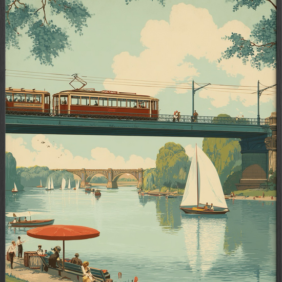 Sommerens stille klukken - Black Frame, No Border