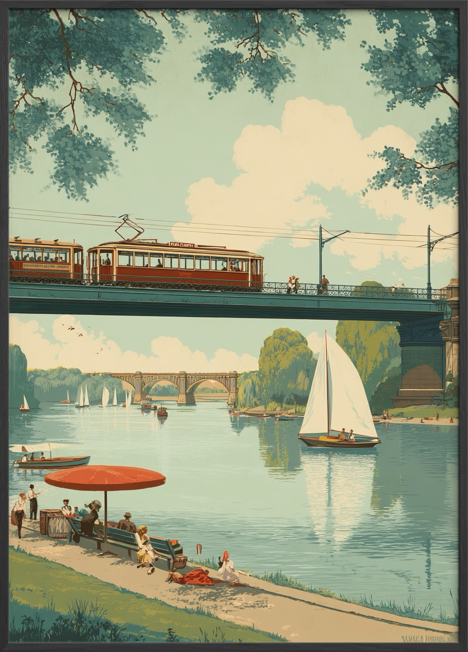 Sommerens stille klukken - Black Frame, No Border