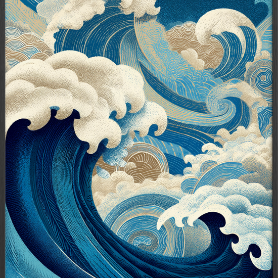 Lyden af havets sang - Black Frame, No Border