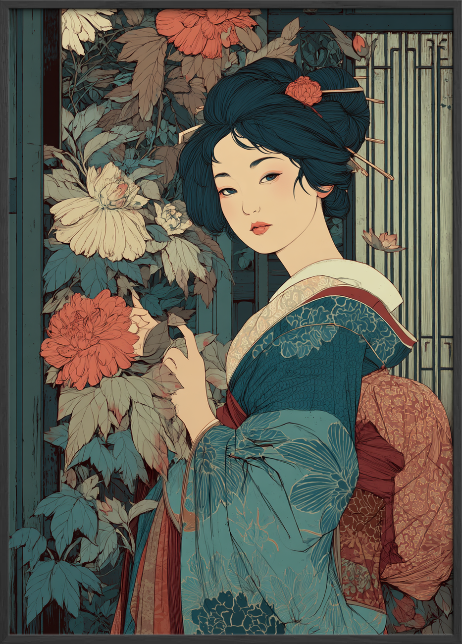 Sommerens hvisken bag skodderne - Black Frame, No Border