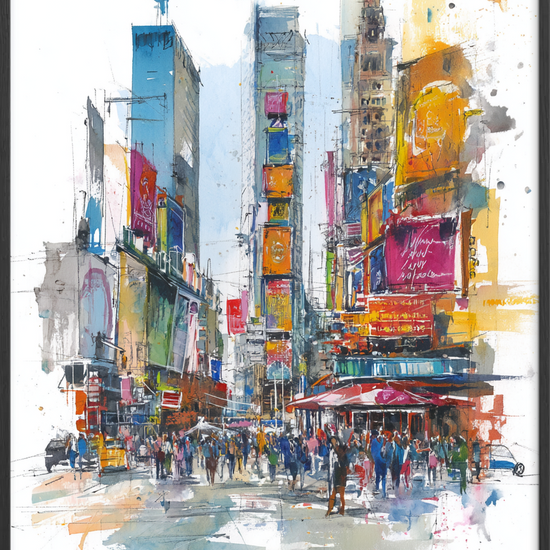 Lyd af neon og fodtrin - Black Frame, No Border