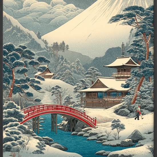 Sneens hvisken ved broen - Black Frame, No Border