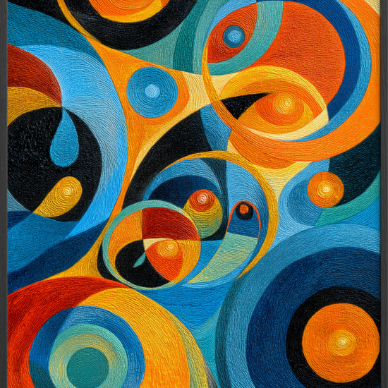 Klang af solens ringe - Black Frame, No Border