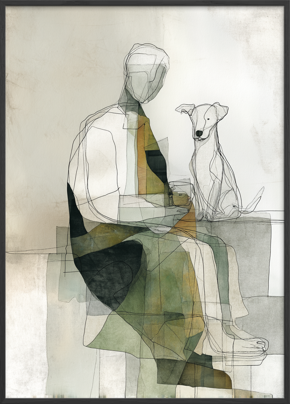 En smag af stille selskab - Black Frame, No Border